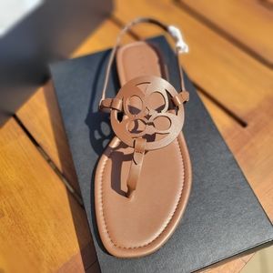 NEW COACH LEATHER LOGO SANDALS SIZE WOMENS 11